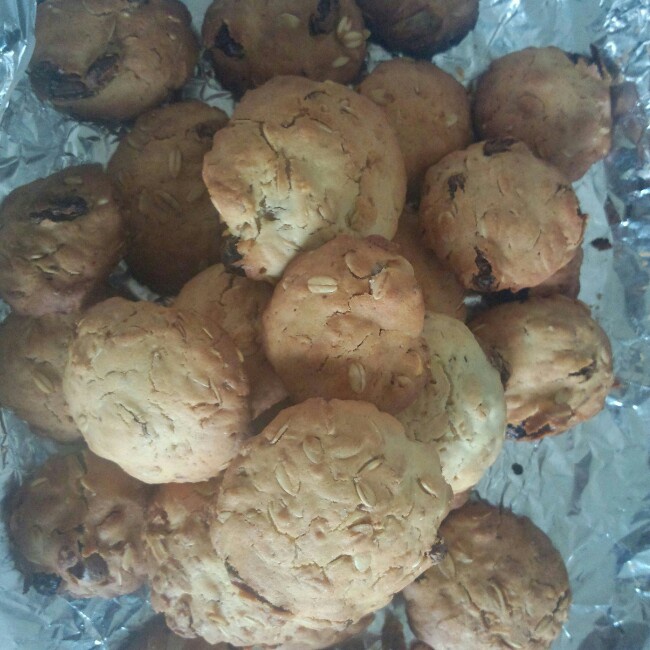 葡萄干燕麦饼干
