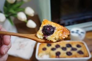 减脂期解馋低卡又快手的蓝莓燕麦蛋糕的做法 步骤1