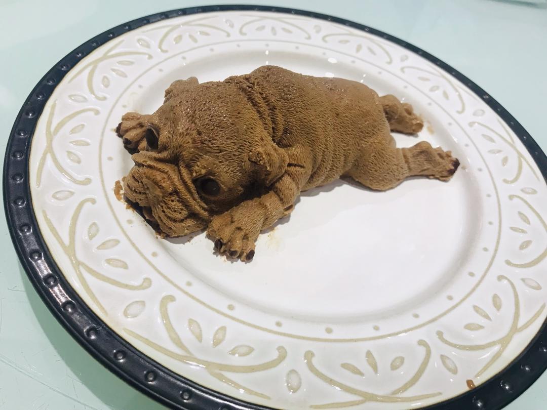网红沙皮狗慕斯蛋糕