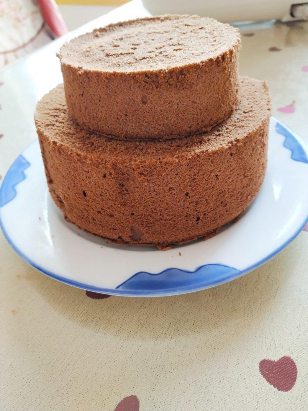 可可戚风蛋糕～8寸～百分百成功