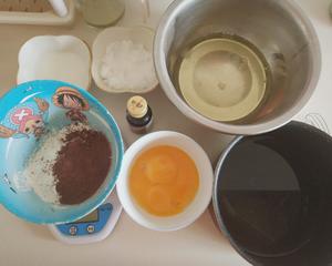 可可味海绵蛋糕🍰（六寸）的做法 步骤3