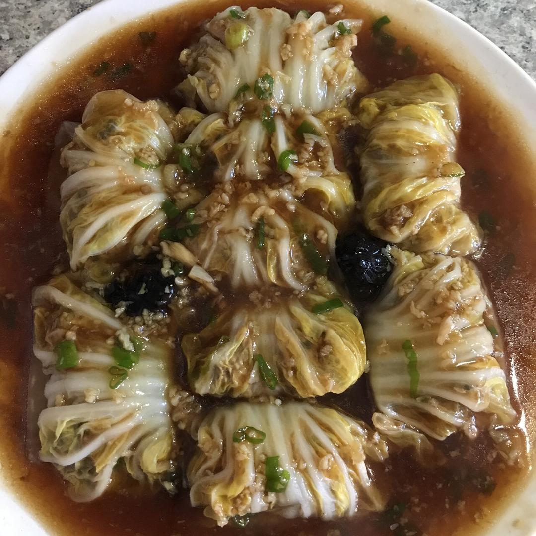 肉酿白菜卷