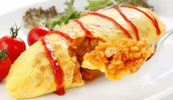 蛋包个饭还能如此操作！内含视频看呆你！