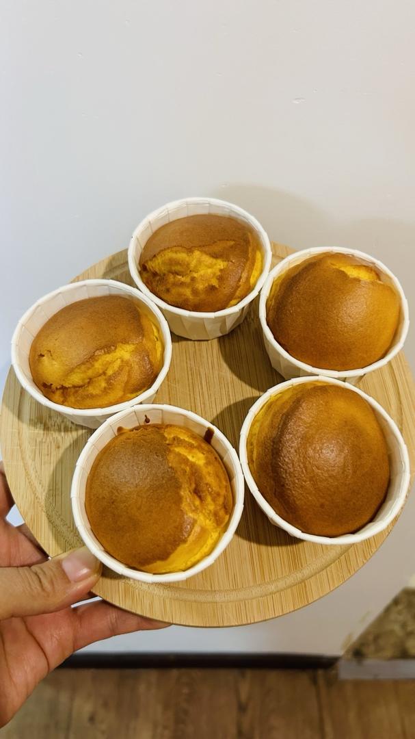 空气炸锅纸杯戚风蛋糕
