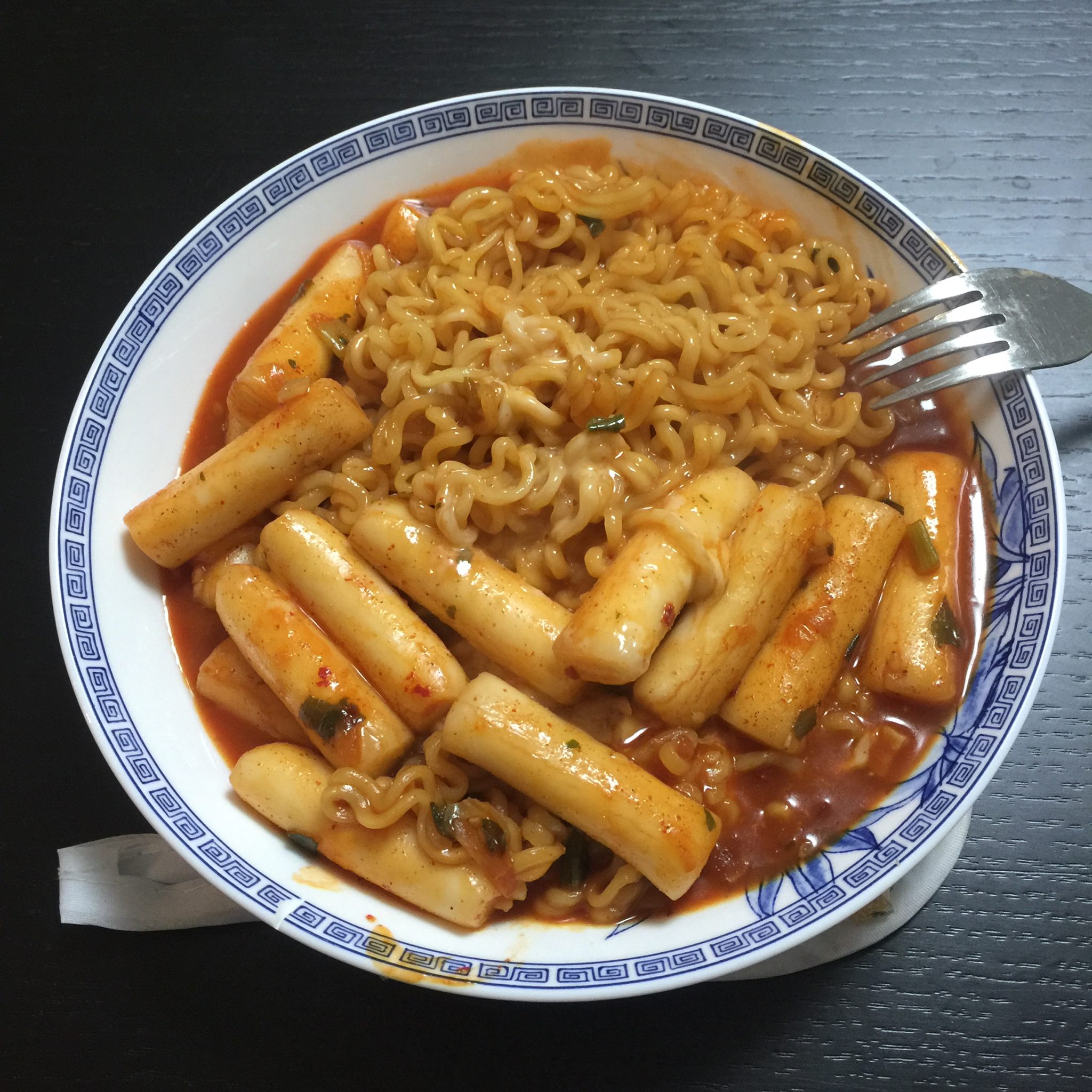 正宗韩国泡菜年糕方便面