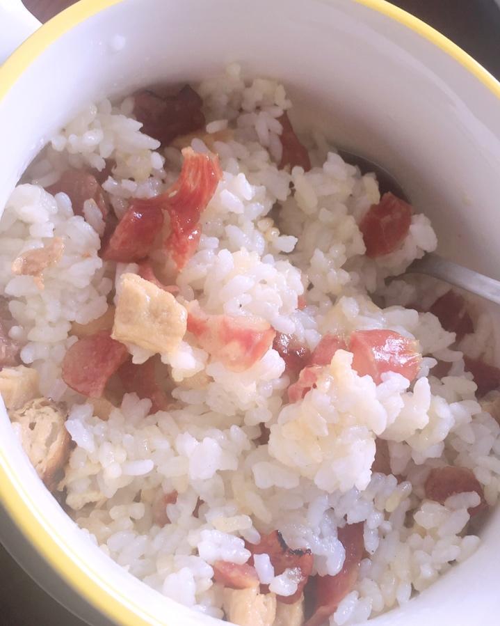 电饭锅腊味饭
