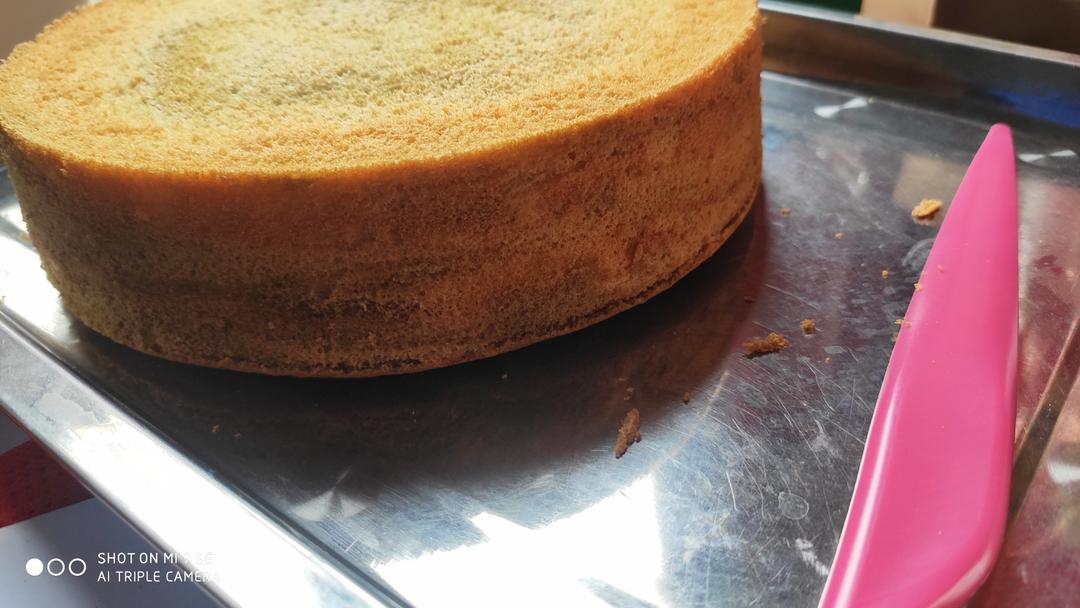 绿斑马戚风蛋糕