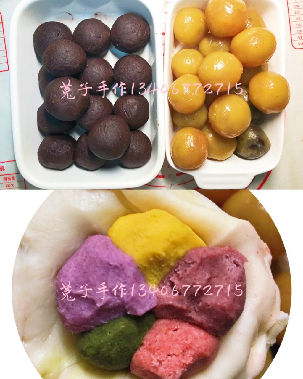 彩虹蛋黄酥（独角兽蛋黄酥）