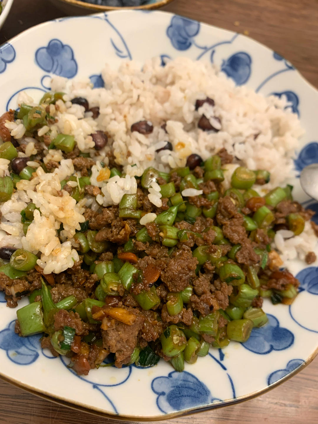 肉沫豆角下饭菜