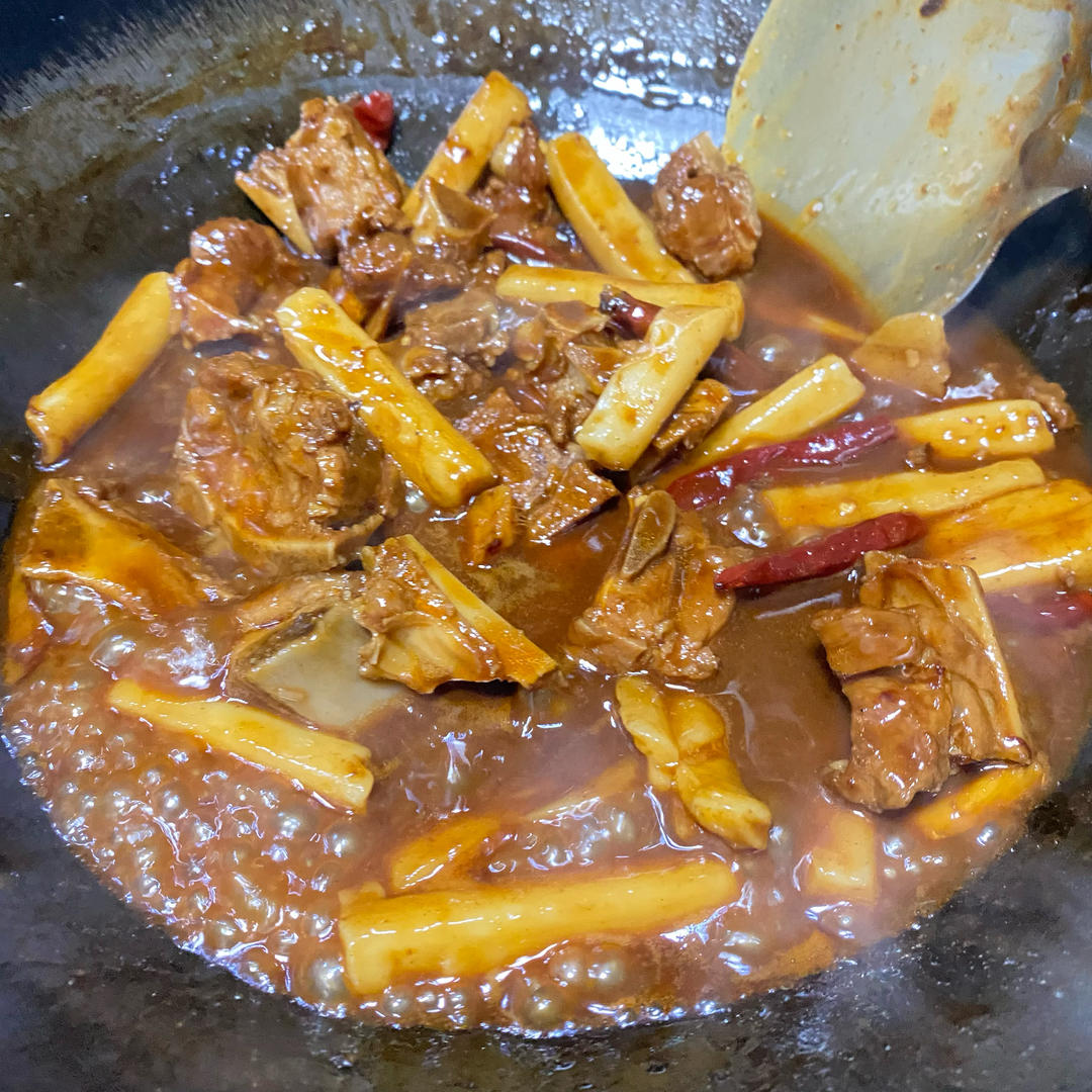 火鸡面味辣年糕排骨