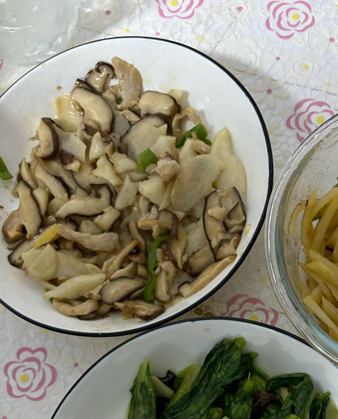 香菇肉丝辣炒山药