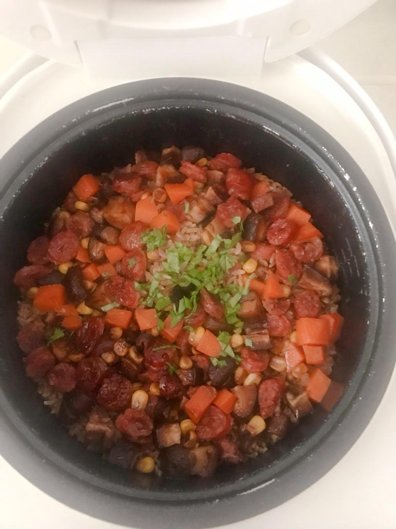 腊肠焖饭