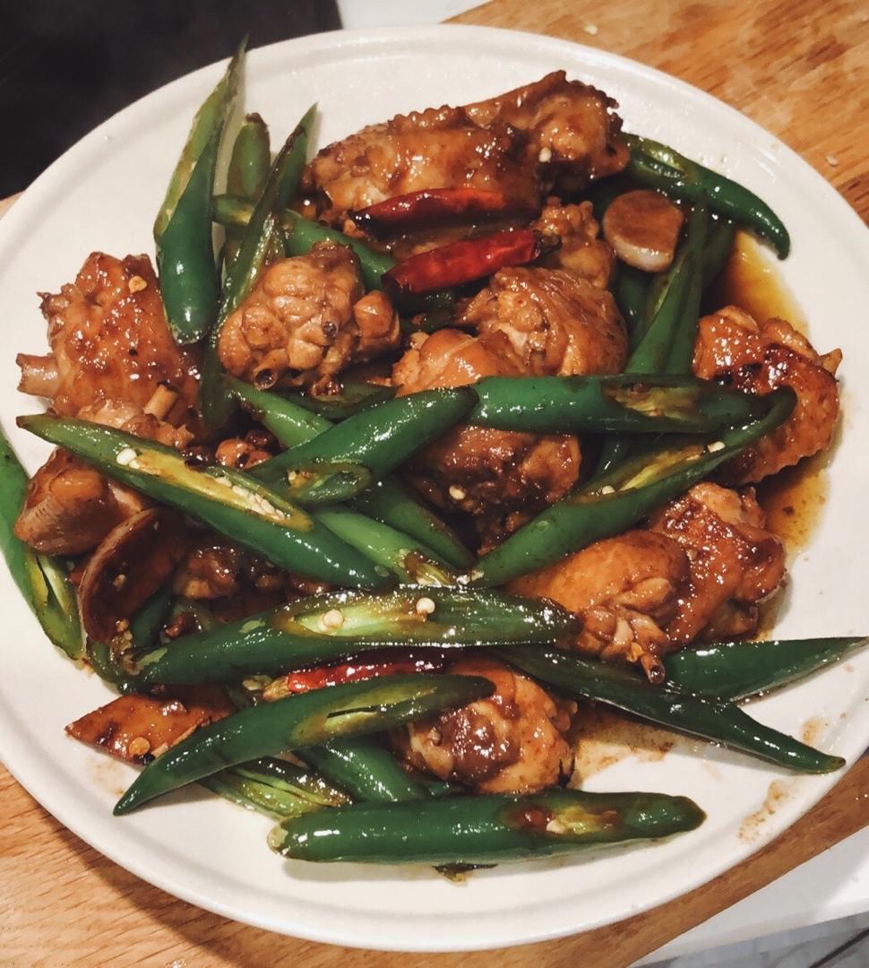 青椒炒鸡翅