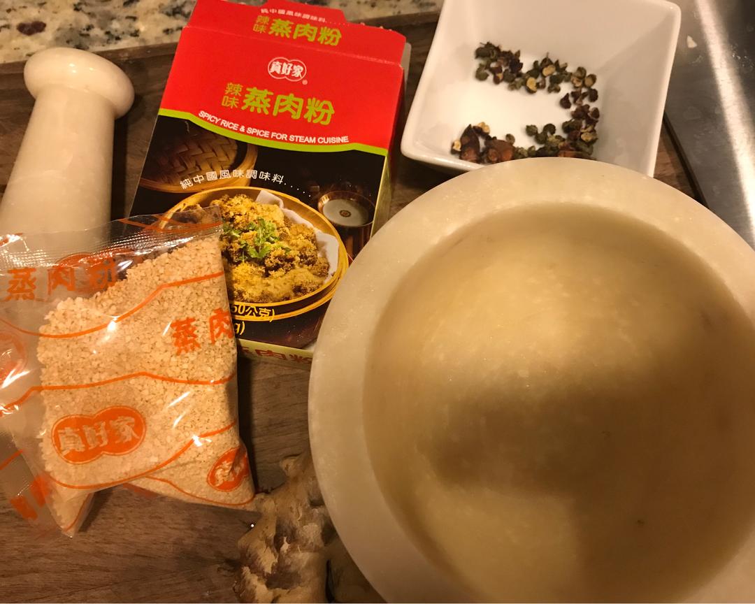 【微麻辣】粉蒸排骨土豆的做法 步骤3