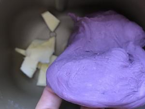 紫薯奥利奥炼乳手撕面包的做法 步骤3