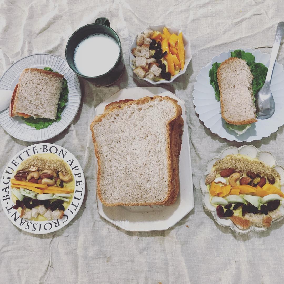 面包机版北海道吐司（直接法）