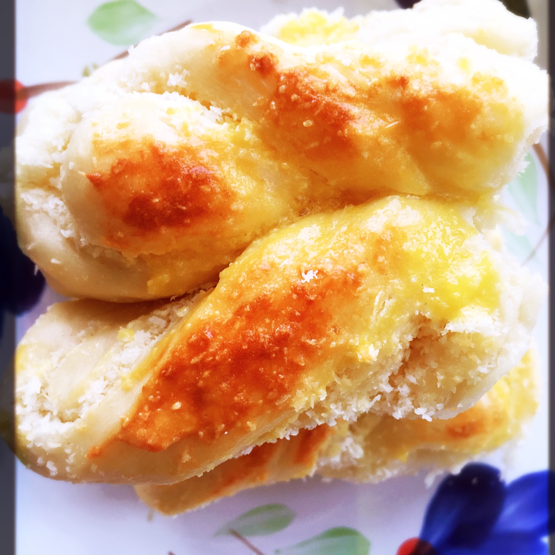 零基础造型-椰蓉小排包 #皮黑森林#