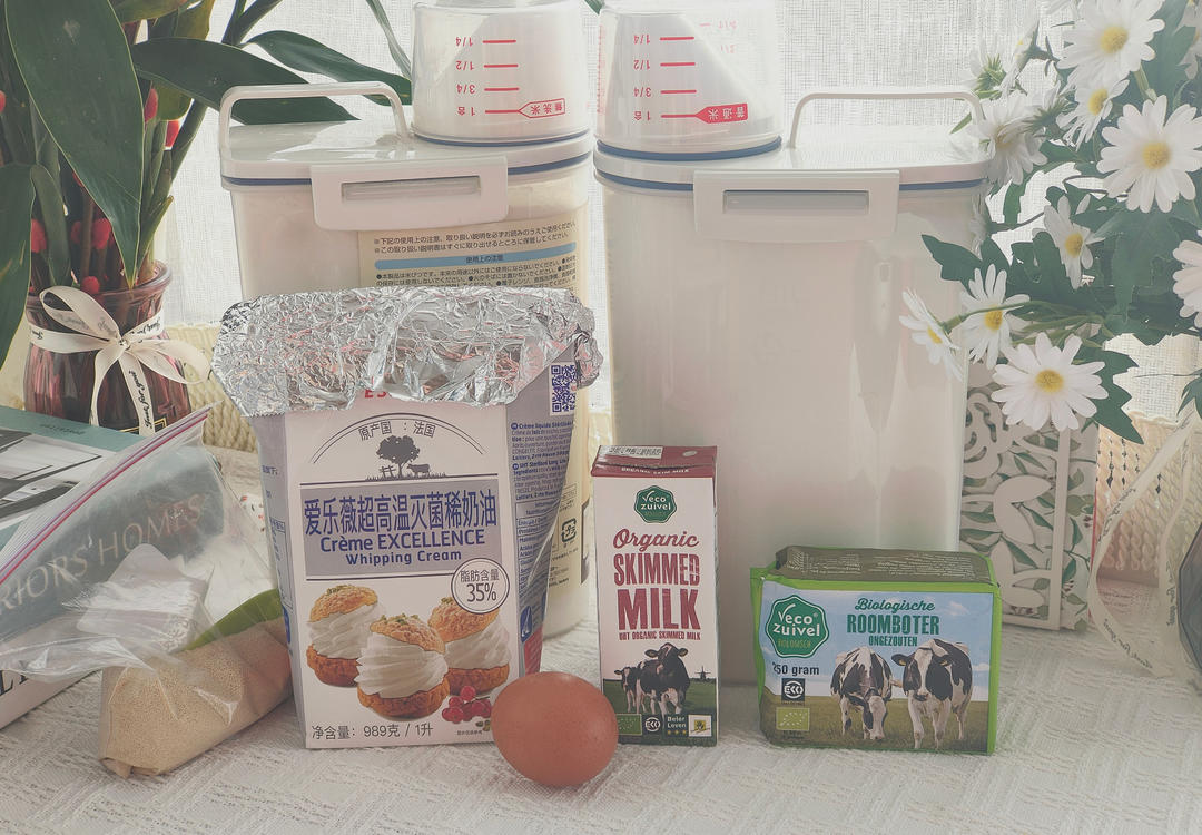 纯奶手撕吐司的做法 步骤1