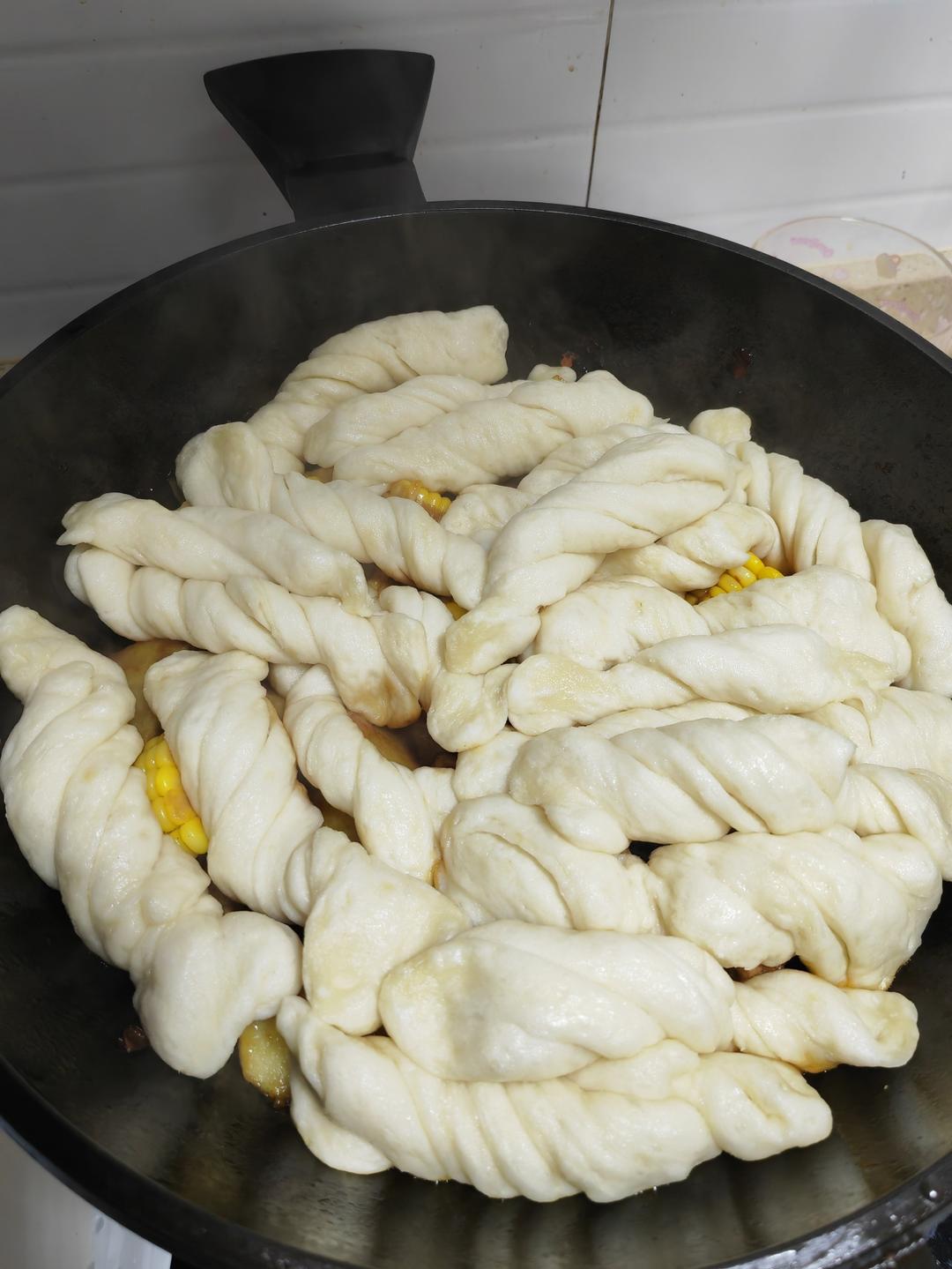 排骨豆角焖卷子