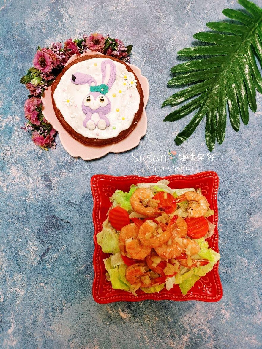 巧克力香蕉黑麦松饼