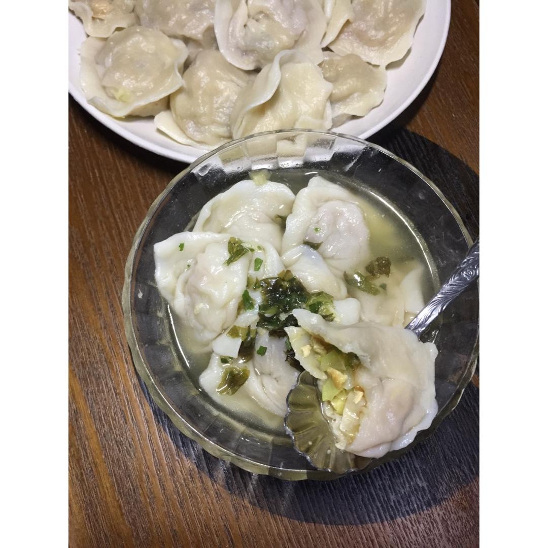 卷心菜元宝馄饨详细包法