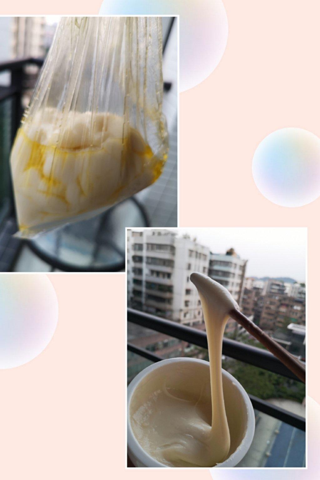 拉丝麻薯隔夜冷藏不变硬的实验成功，三夜依然拉丝