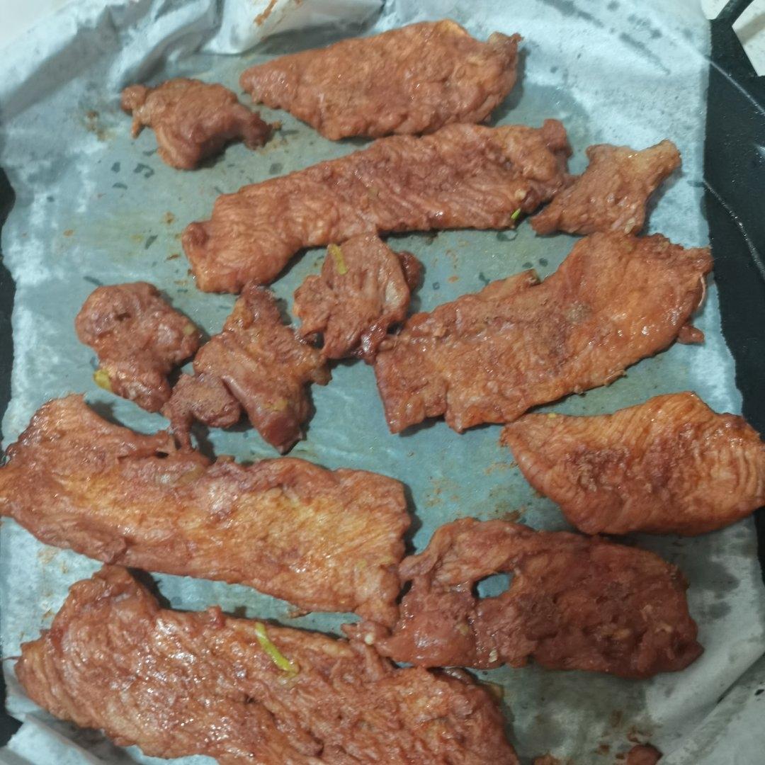 里脊肉串腌制