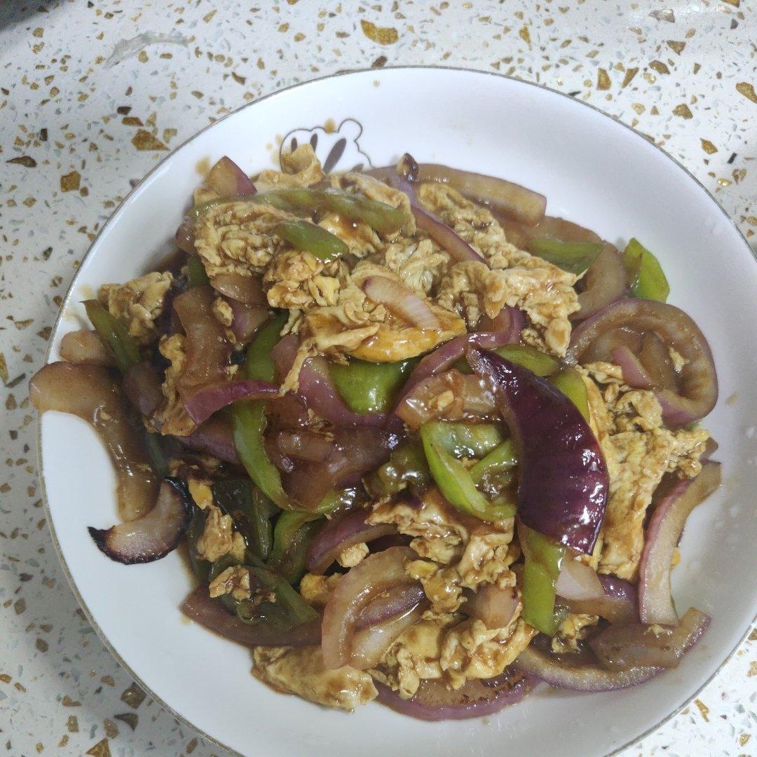 洋葱炒鸡蛋