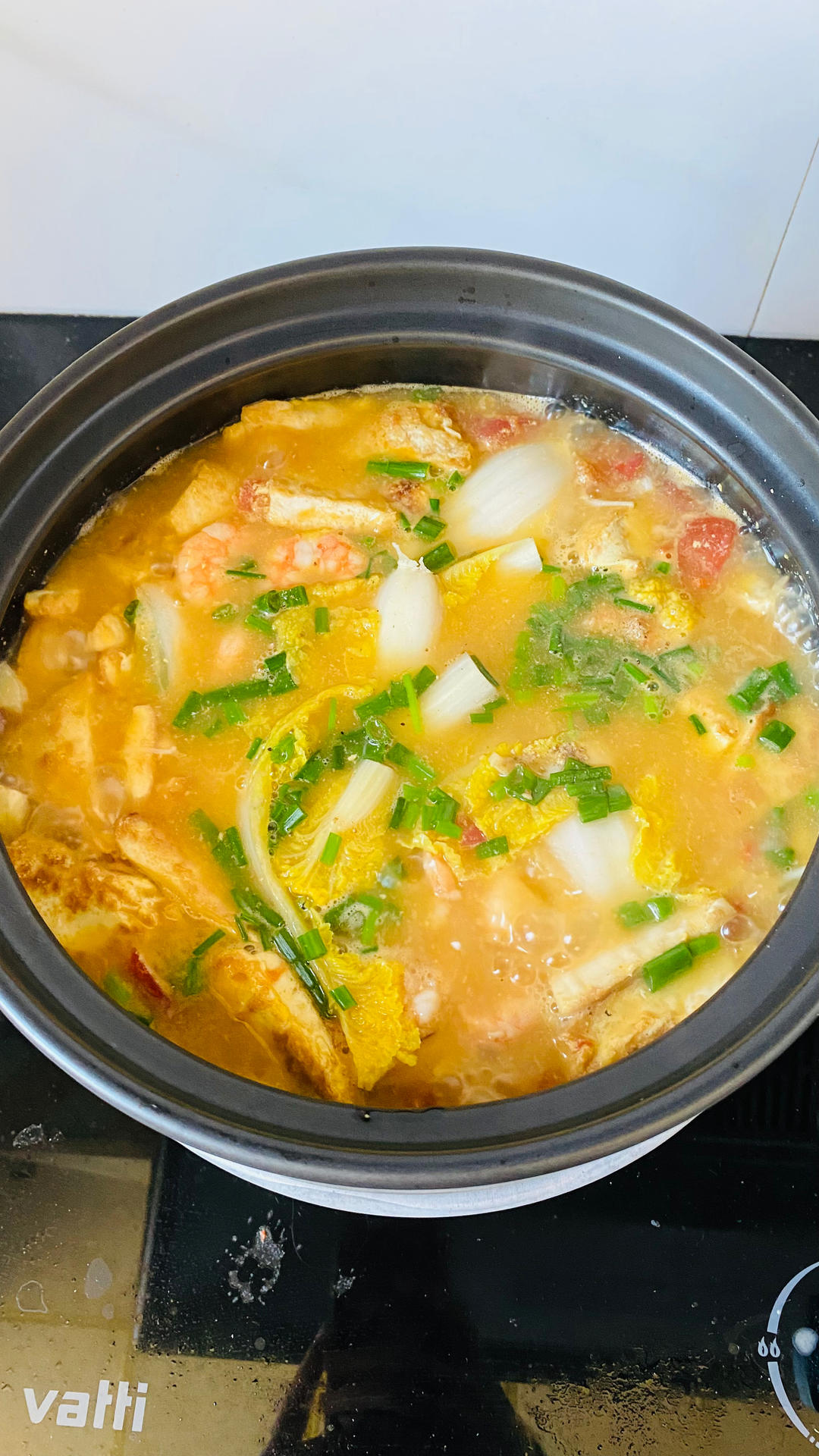 鲜虾豆腐煲