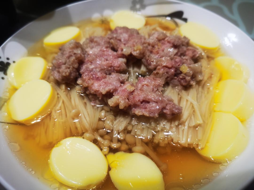 蒜蓉蒸金针菇