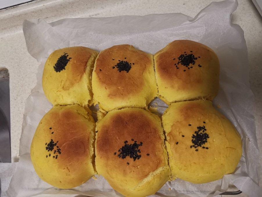 日式南瓜红豆包