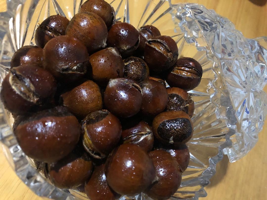 烤箱版糖蜂蜜炒板栗