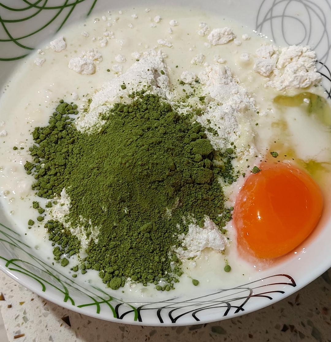 宝宝抹茶松饼