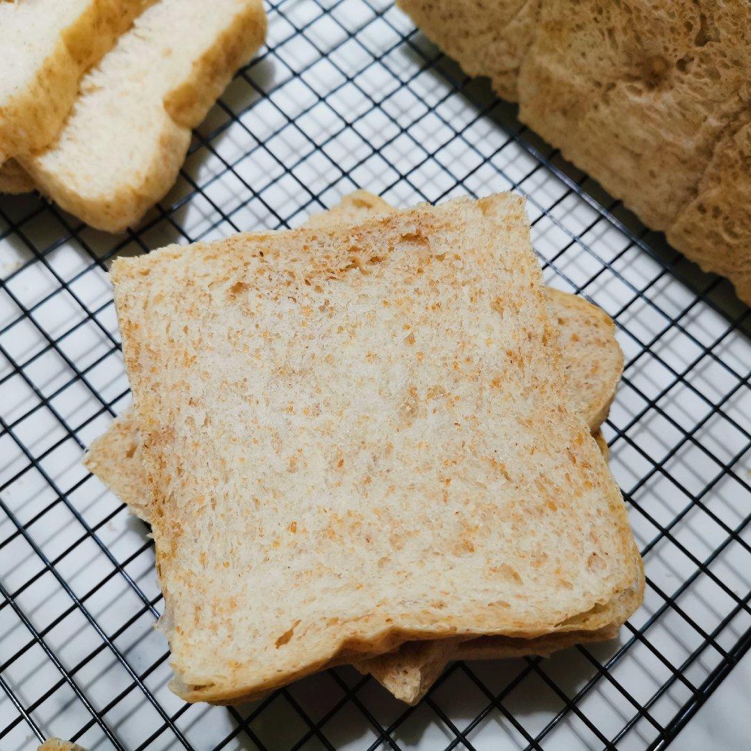 高水量低糖全麦吐司【汤种法】