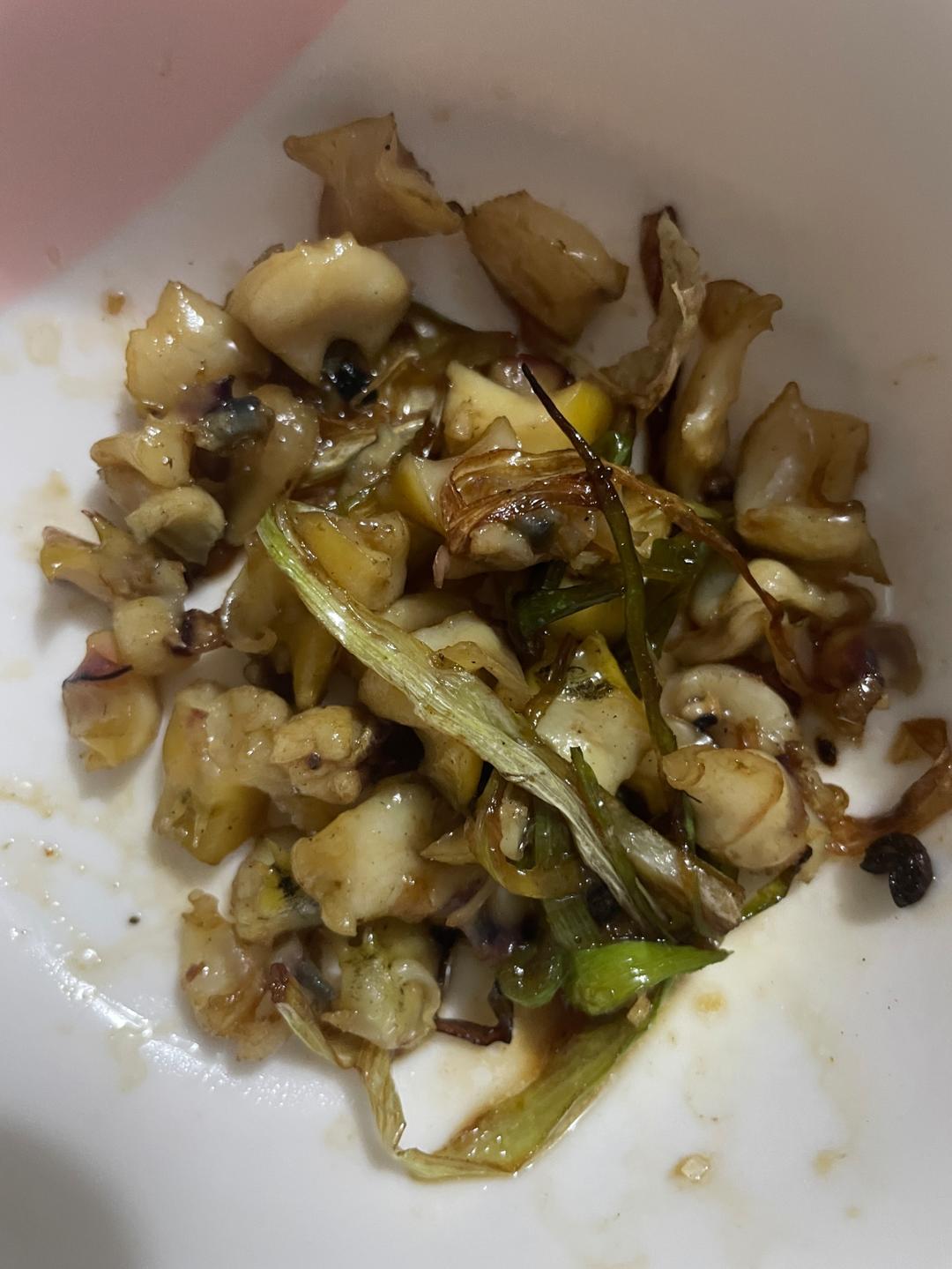 葱爆海螺片