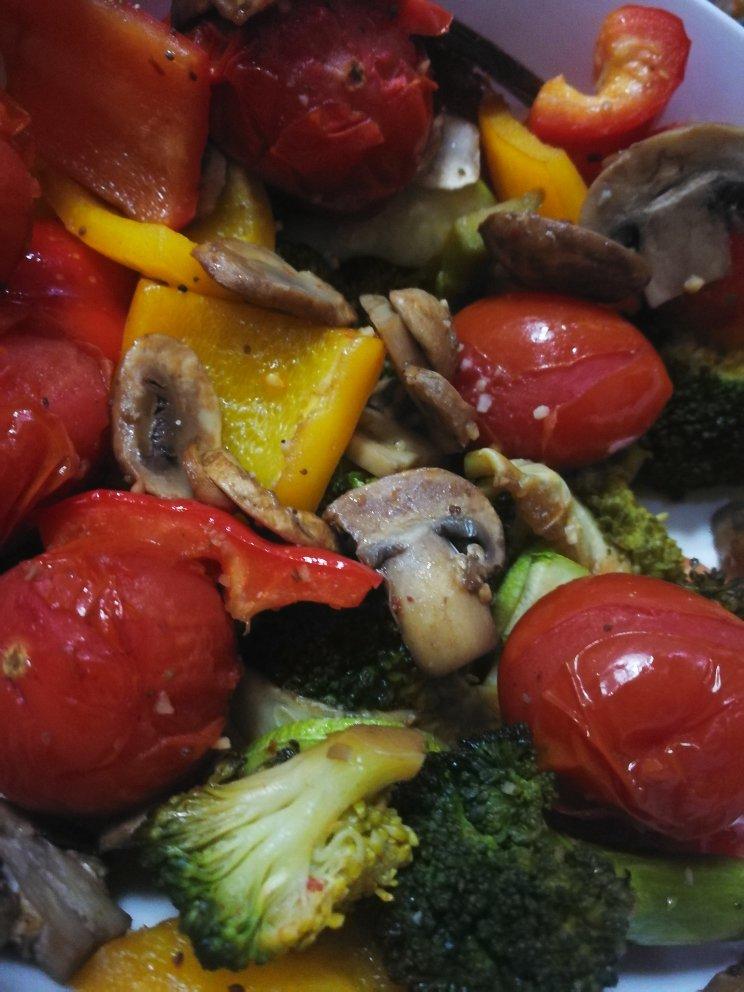 【健康三餐】香醋烤蘑菇豆角