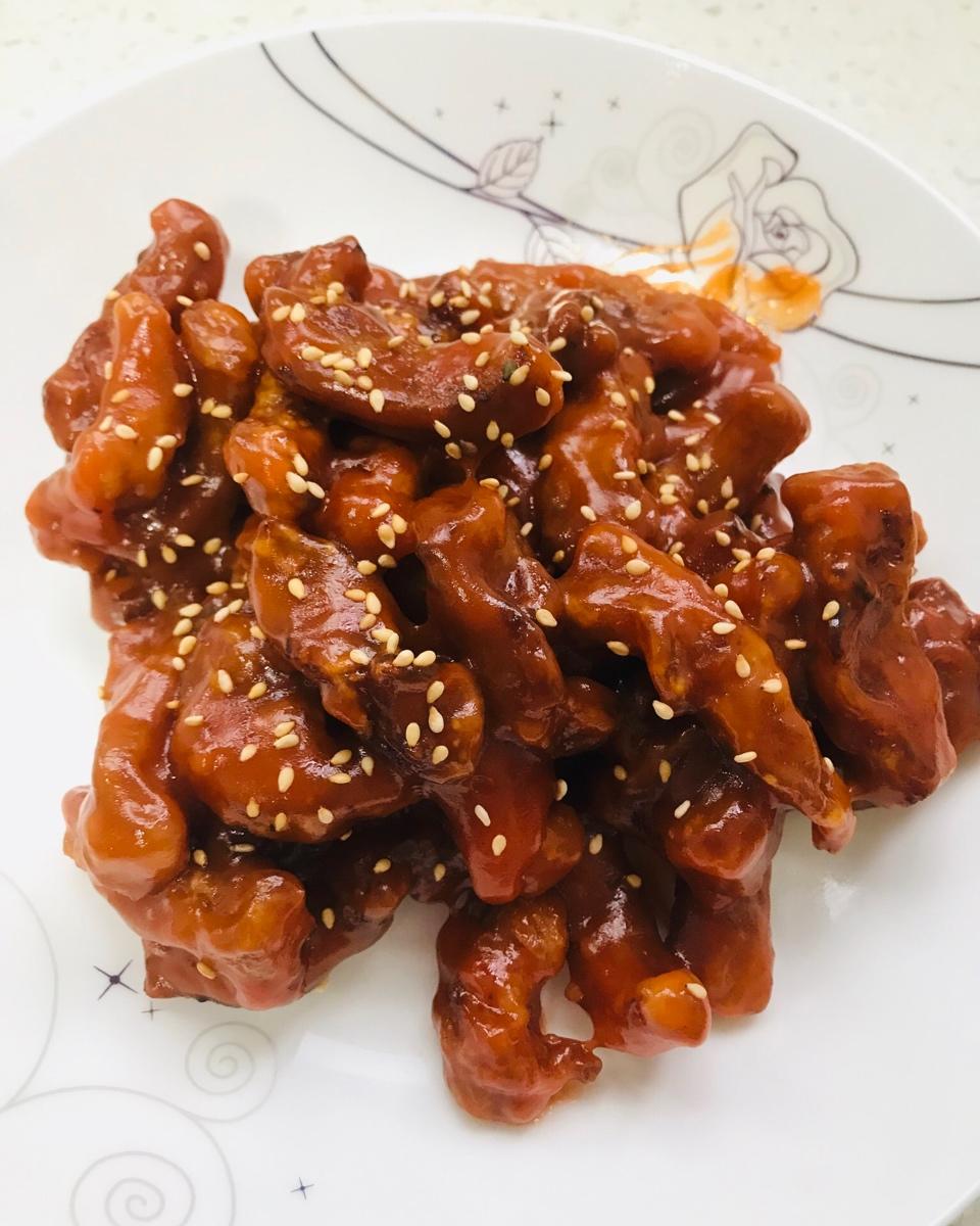 秘诀是雪碧的糖醋里脊