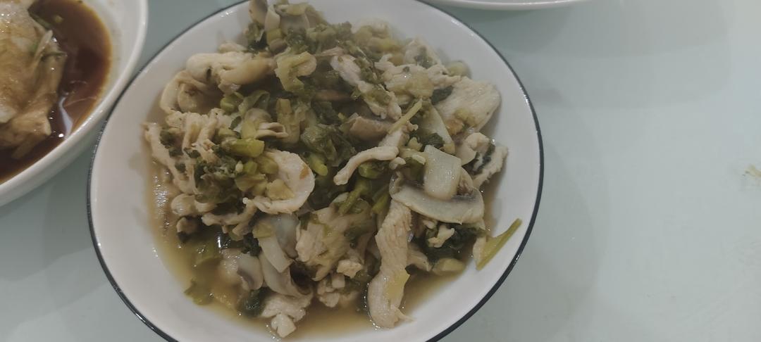 口蘑鸡片