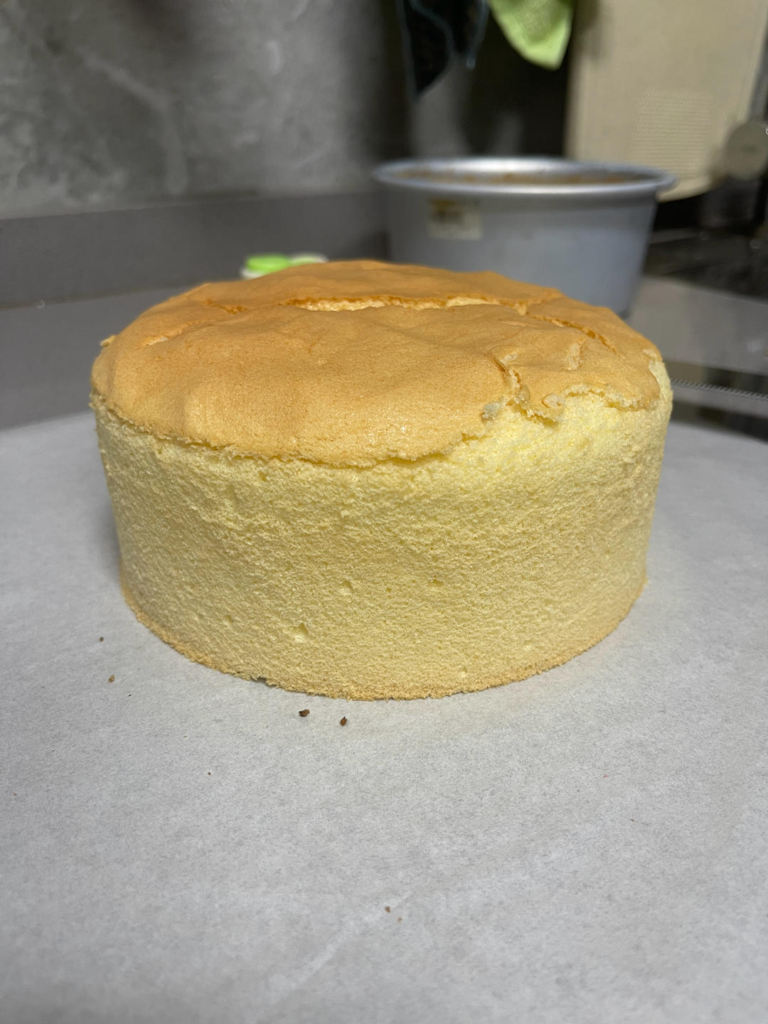 适合我自己的戚风蛋糕肧（6寸）