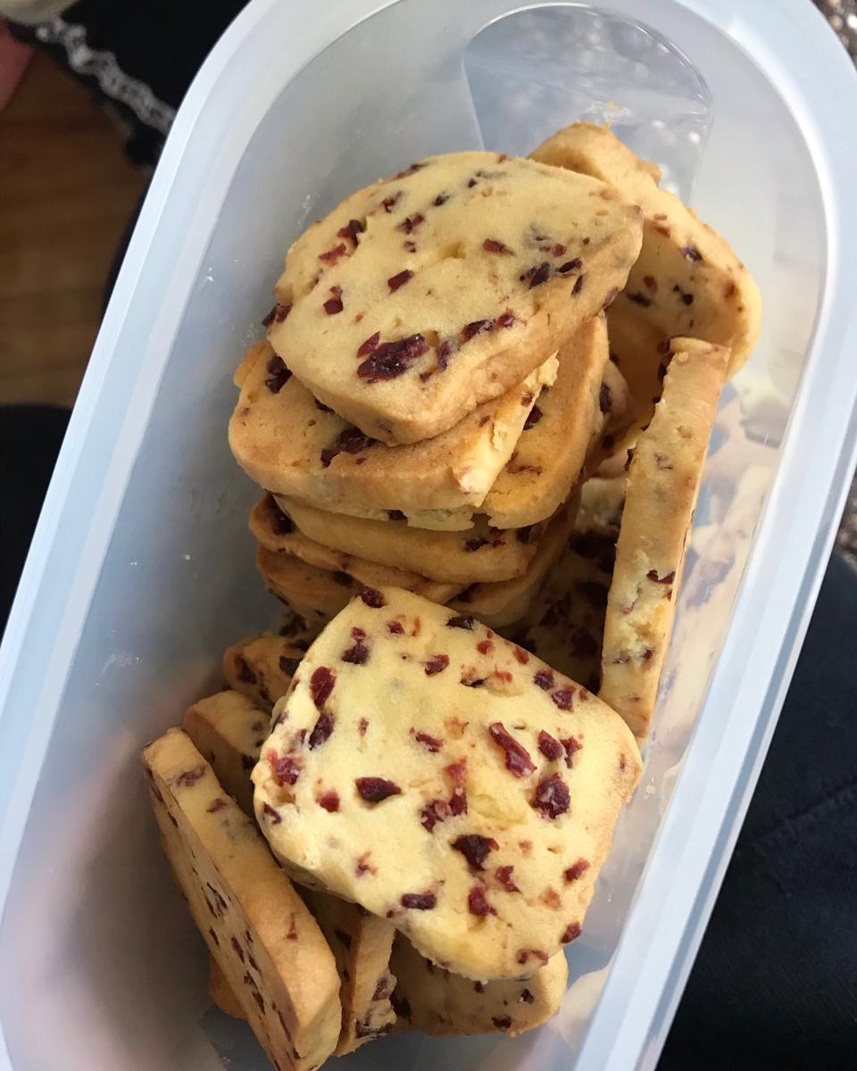 低糖少油版蔓越莓饼干