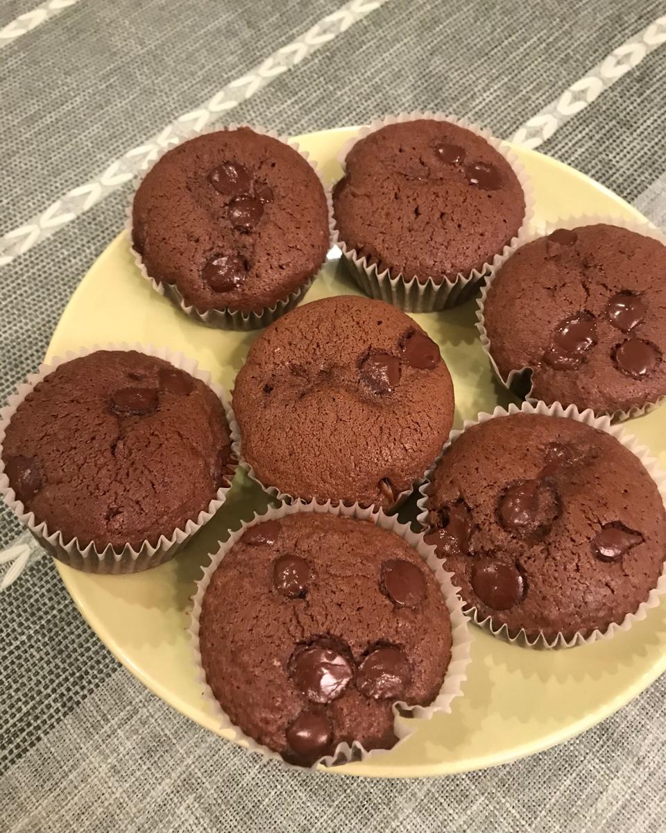 巧克力纸杯戚风蛋糕