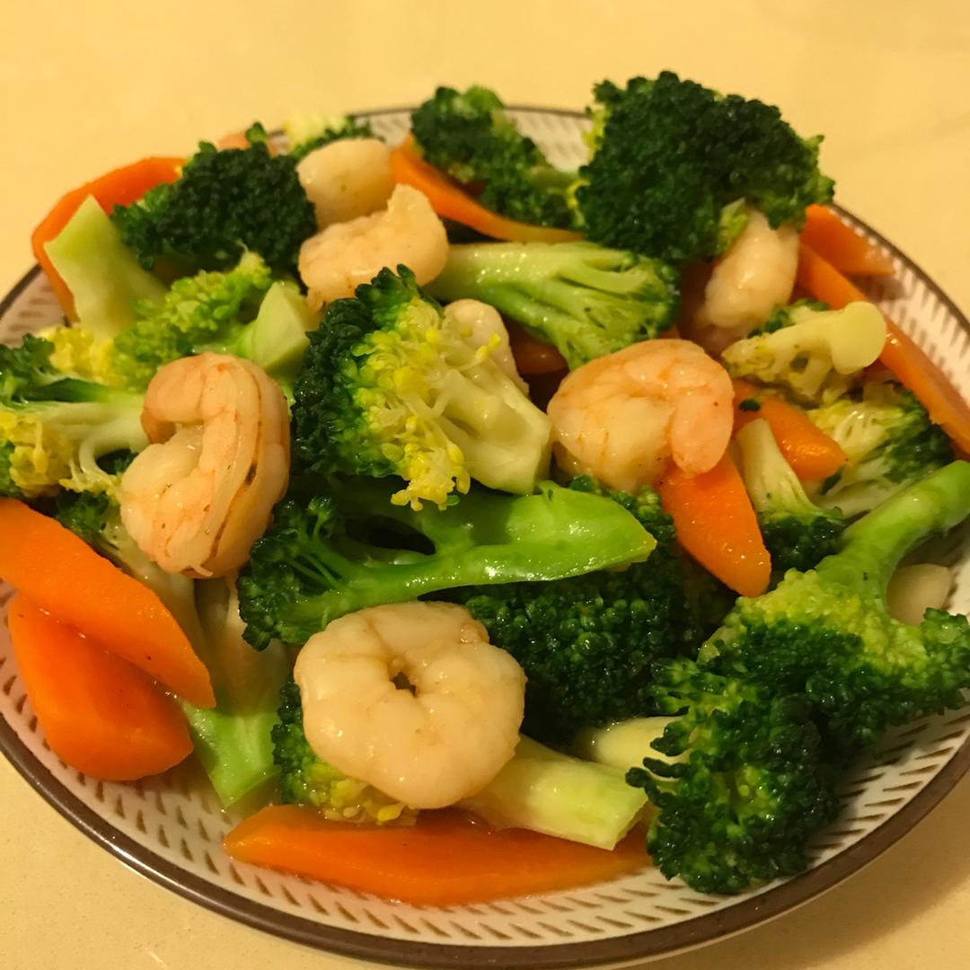 西兰花炒虾仁🍤