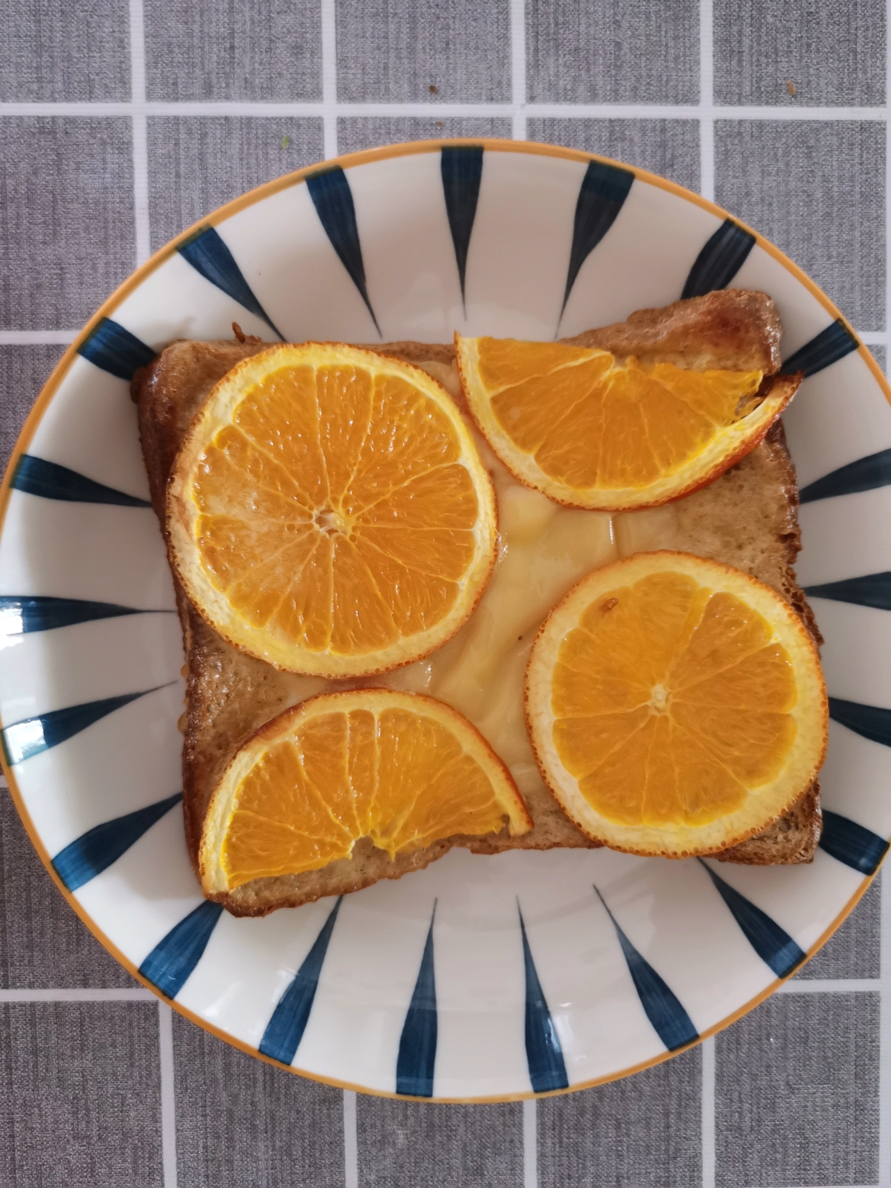 芝士香橙吐司-快手早餐