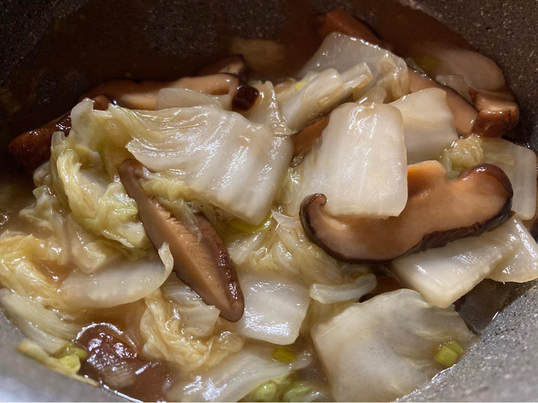 不要放弃，继续清肠……香菇白菜来帮忙