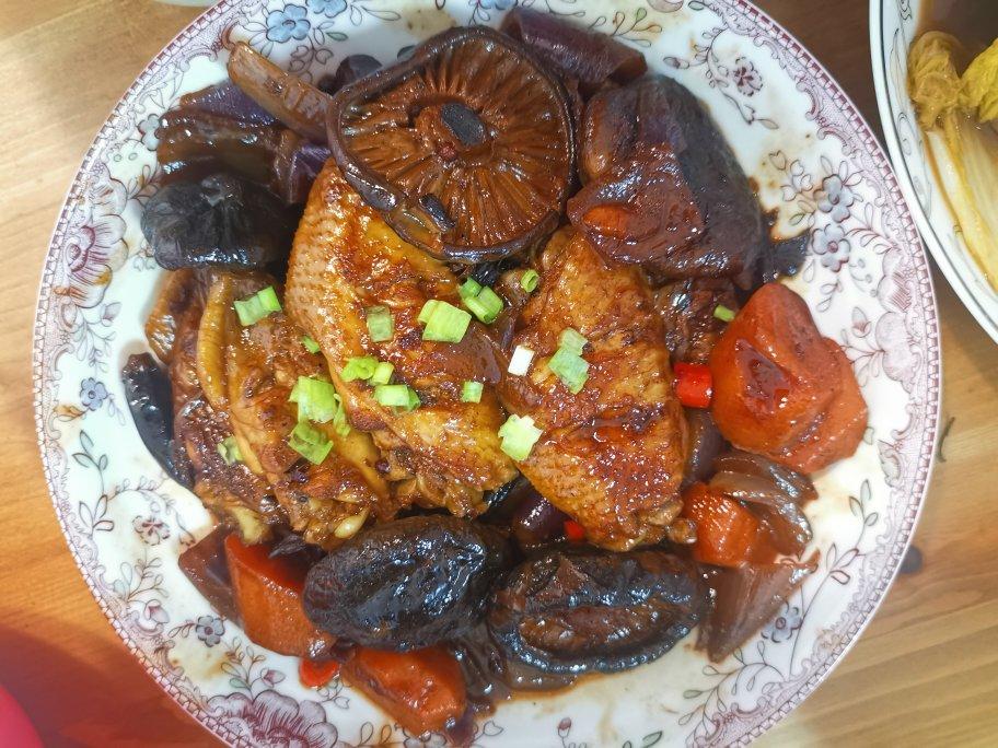 比餐馆好吃的快手黄焖鸡米饭【鸡翅版】