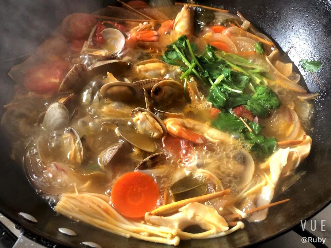 被夸爆的冬阴功汤【泰国学厨】超级好操作！