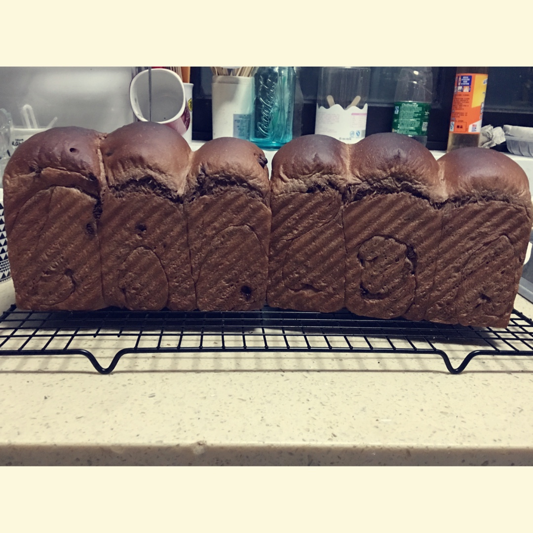 奶油巧克力吐司