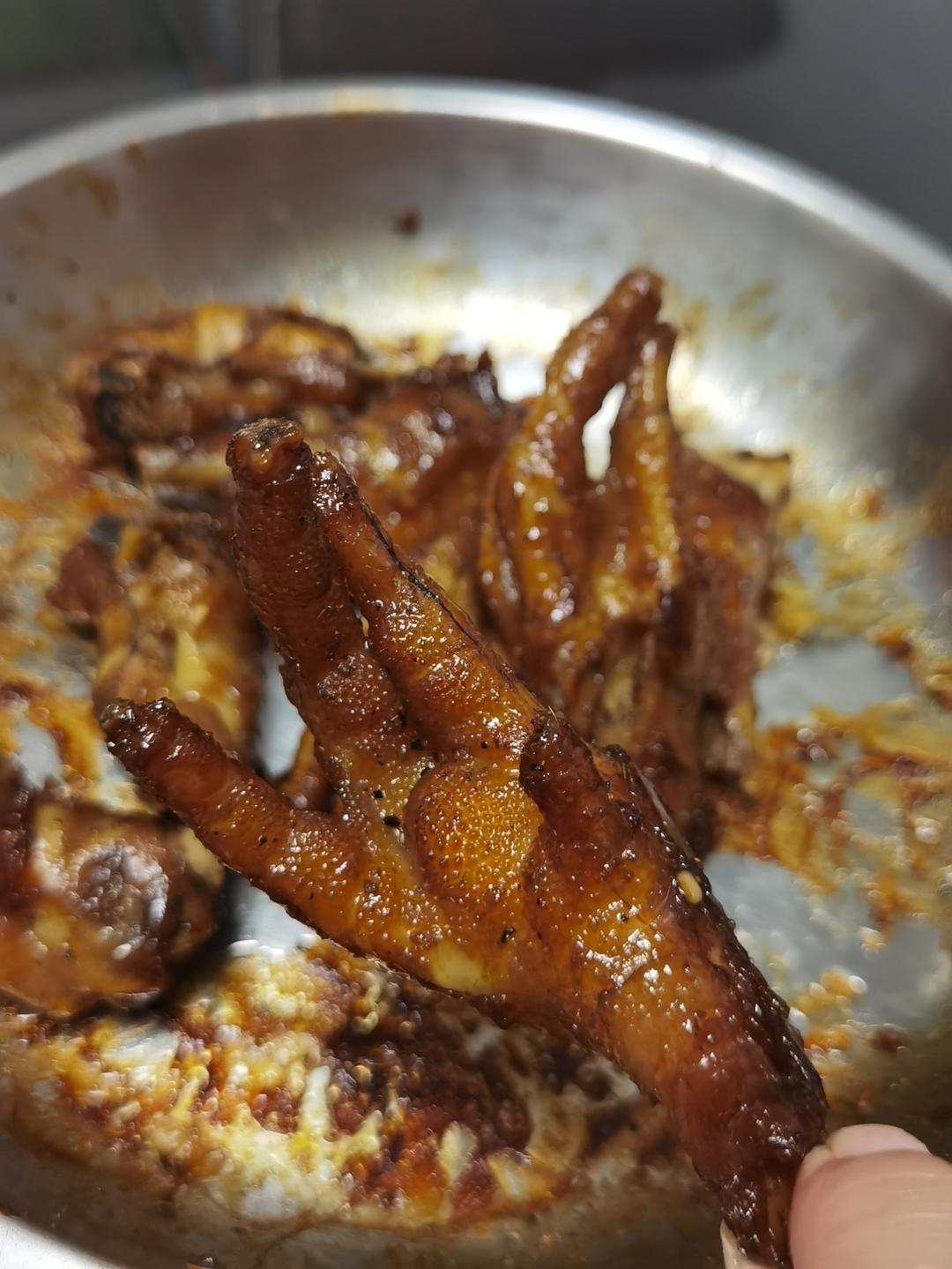 烧烤鸡爪空气炸锅版