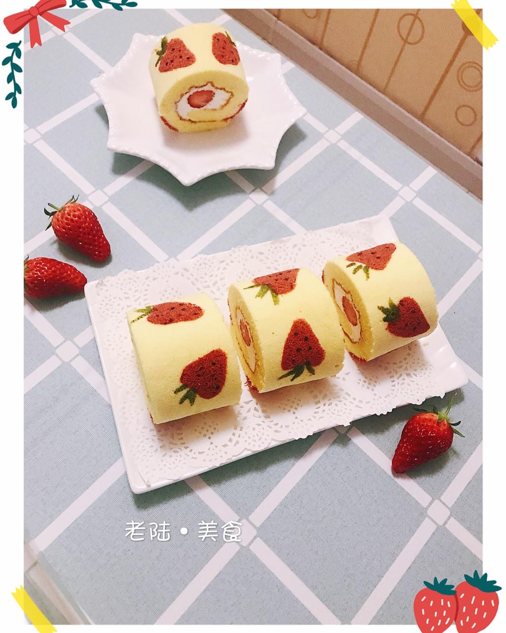 草莓蛋糕卷