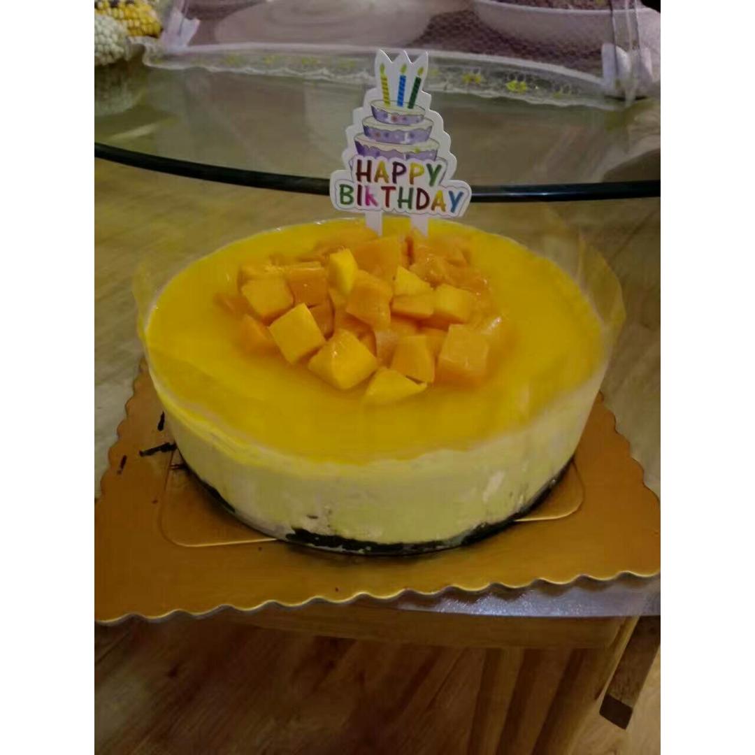 奥利奥芒果冰淇淋蛋糕